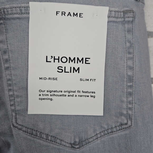 NWT Men's FRAME L'Homme Slim Degradable Jeans Size 36 - Picture 10 of 16